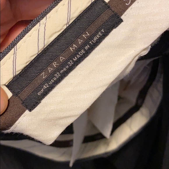 Zara Men’s Gray Pin Stripe Suit - Picture 5 of 8